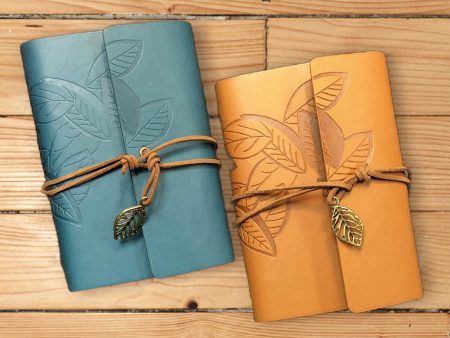 Vintage Leaf Notebook For Discount