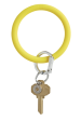 Silicone Big O Key Ring - Solid Yes Yellow Online Sale