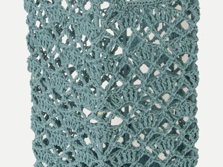 Crochet Wire Basket Tall - Sea Spray Online Sale