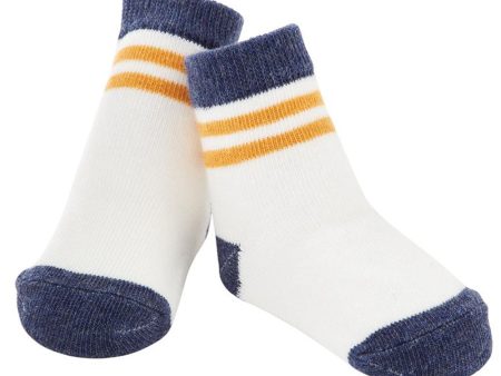 Baby Socks - Mustard Stripe Online