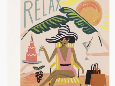 RP Greeting Card - Birthday Relax Online