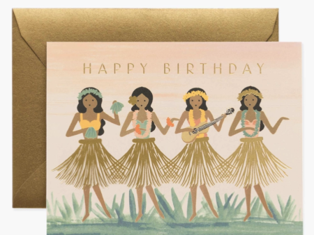 RP Greeting Card - Birthday Hula Online now