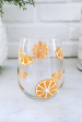 DJ Stemless Wine Glass - Orange on Sale