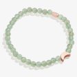 Moon Green Aventurine Stretch Bracelet for Change Online Sale