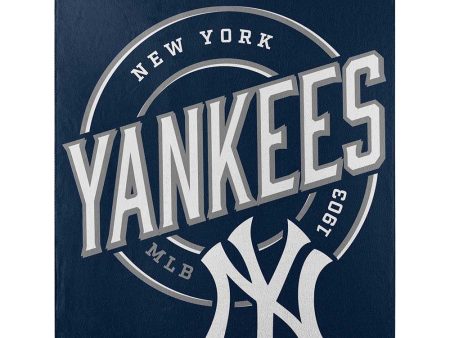 MLB New York Yankees Campaign Fleece Throw Blanket 50x60 Inches Online