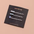 Sapphire + Snowflake Hair Pins, Set of 3 Cheap