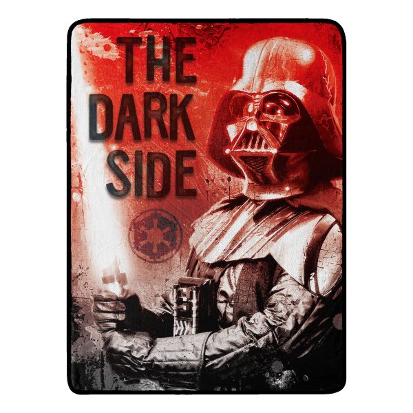 Disney Star Wars Classic Galaxy Ruler Micro Raschel Throw Blanket 46x60 Inches Sale