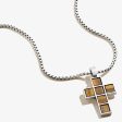 Tiger’s Eye Gemstone Cross Necklace Cheap