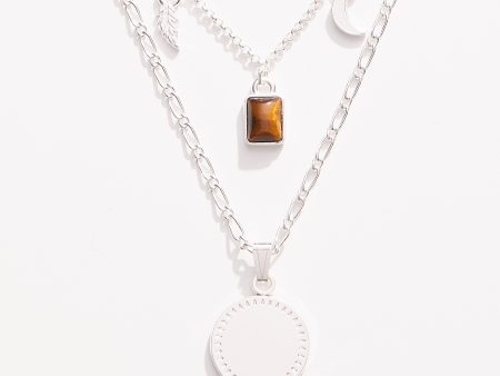 Wisdom + Potential Multi-Charm Layered Necklace Discount