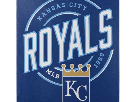 MLB Kansas City Royals Campaign Fleece Throw Blanket 50x60 Inches Discount