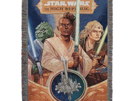 Disney Star Wars High Republic Comic NO1 Woven Tapestry Throw Blanket 48x60 Inches Sale