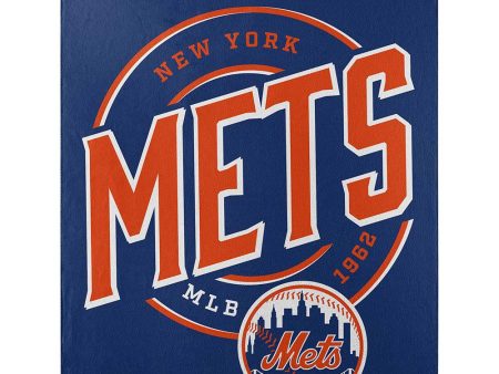 MLB New York Mets Campaign Fleece Throw Blanket 50x60 Inches Online