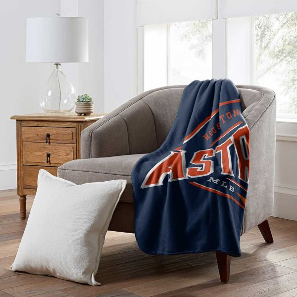 MLB Houston Astros Campaign Fleece Throw Blanket 50x60 Inches For Cheap