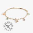 Hummingbird Multicharm Adjustable Anklet For Cheap