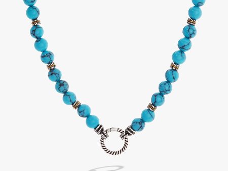 Untamed Turquoise Beaded Necklace on Sale