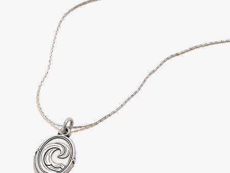 Wave Charm Necklace Discount