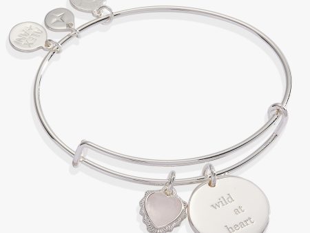 “Wild at Heart” Duo Charm Bangle For Discount