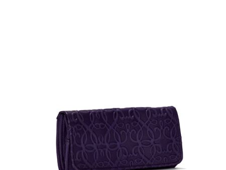 Gabriel Leather Continental Wallet, Amethyst Cheap