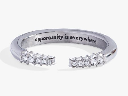 “Opportunity is Everywhere” Open Tusk Ring Online Hot Sale