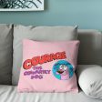 Cartoon Network Courage The Cowardly Dog Courage The Cowardly Dog Throw Pillow 18x18 Inches Fashion