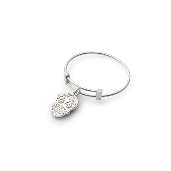 Calavera Charm Ring Discount