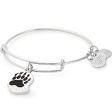 Alaska Bear Paw Charm Bangle Bracelet on Sale