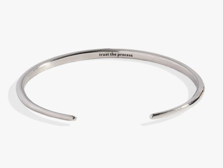 “Trust the Process” Open Tusk Cuff Bracelet Sale