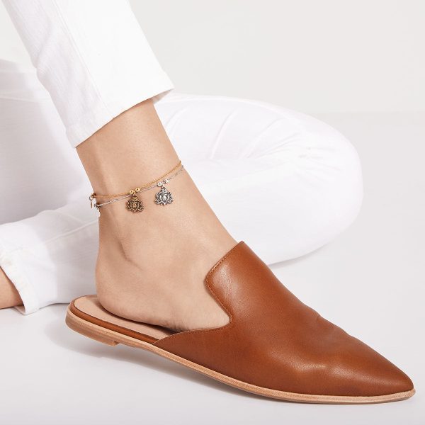 Lotus Peace Petals Anklet on Sale