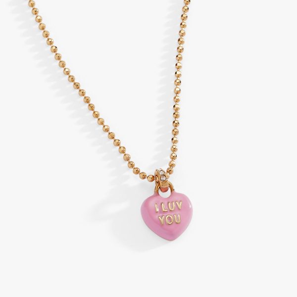 Sweethearts® “I Luv You” Charm Necklace Online Hot Sale