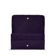 Gabriel Leather Continental Wallet, Amethyst Cheap