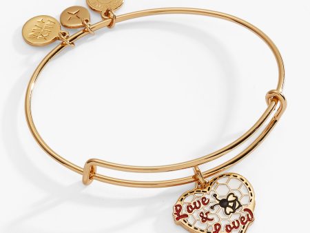 “Love and Bee Loved” Bangle Online