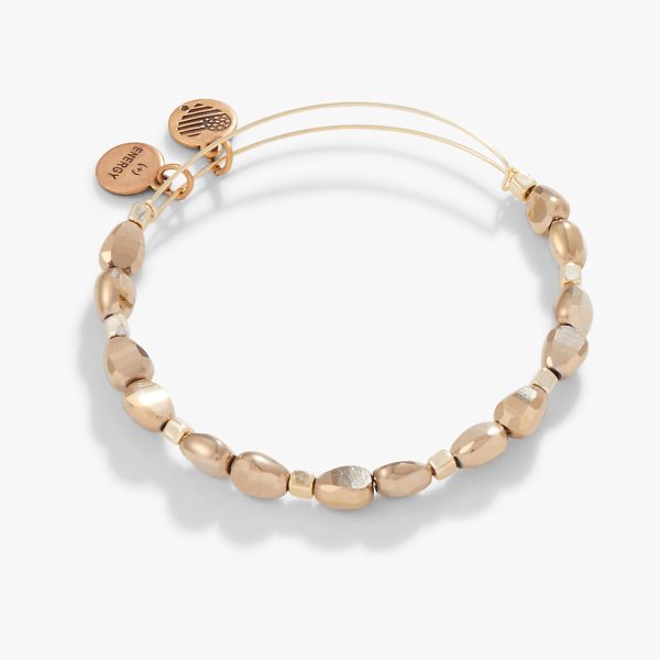 Radiant Beaded Bangle, Gold Online