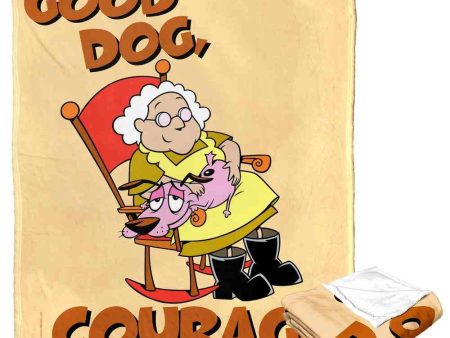 Cartoon Network Courage The Cowardly Dog Good Dog Courage Silk Touch Throw Blanket 50x60 Inches Online Hot Sale